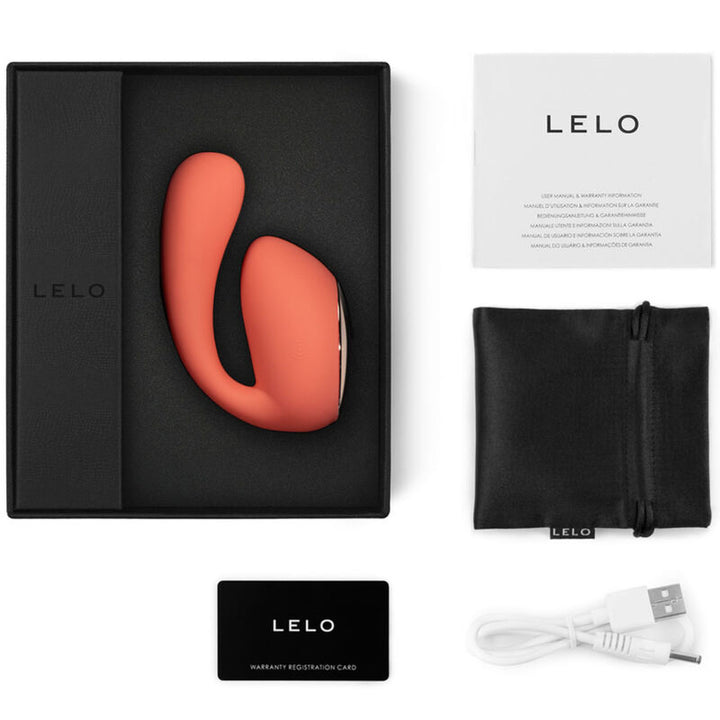 Vibrador Usb Movimento Ponto-G Lelo Ida Wave Coral Controlo Remoto App