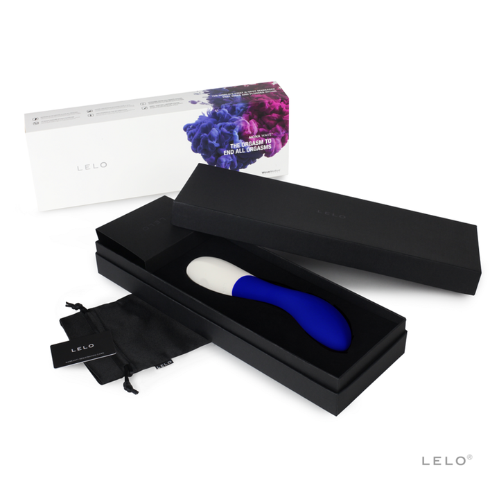 Vibrador Usb Movimento Ponto-G Lelo Mona Wave Azul