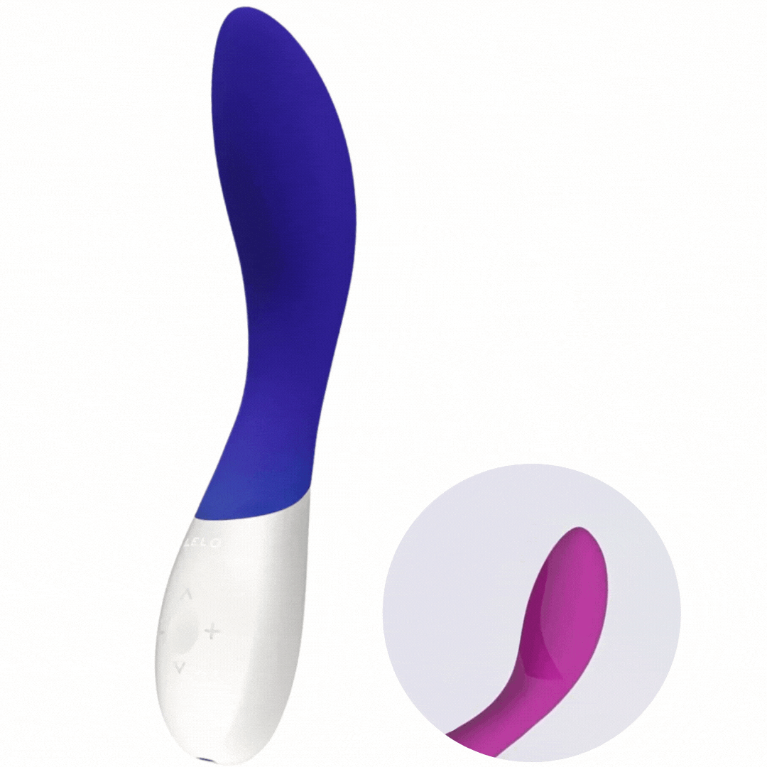 Vibrador Usb Movimento Ponto-G Lelo Mona Wave Azul