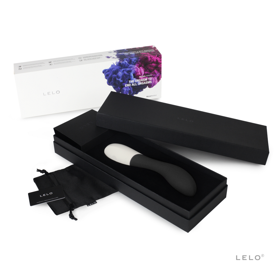 Vibrador Usb Movimento Ponto-G Lelo Mona Wave Preto