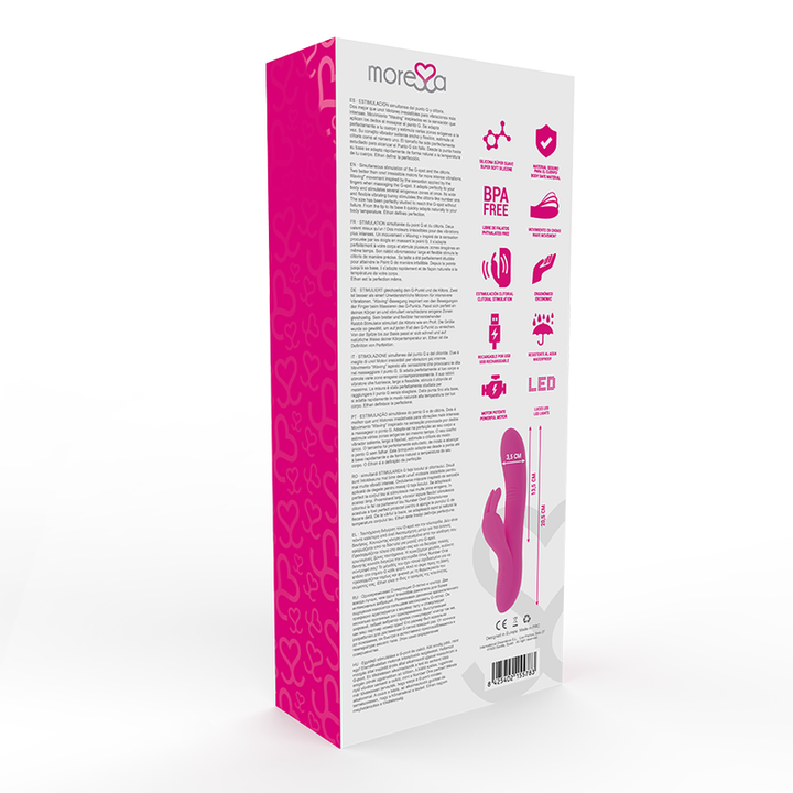 Vibrador Usb Movimento Ponto-G Moressa Ethan