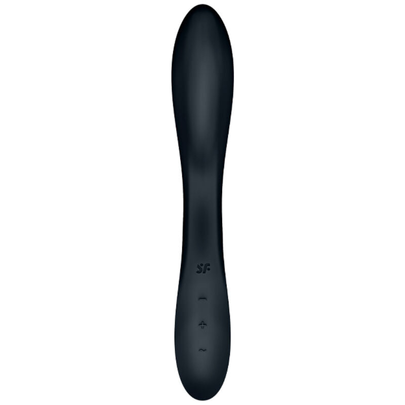 Vibrador Usb Movimento Ponto-G Satisfyer Rrrolling Explosion Preto