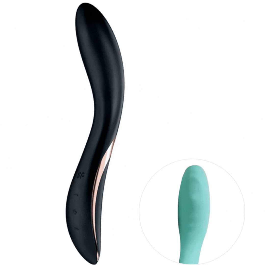 Vibrador Usb Movimento Ponto-G Satisfyer Rrrolling Explosion Preto