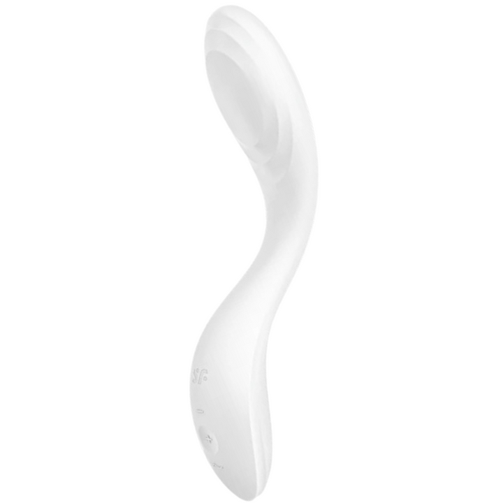 Vibrador Usb Movimento Ponto-G Satisfyer Rrrolling Pleasure Branco