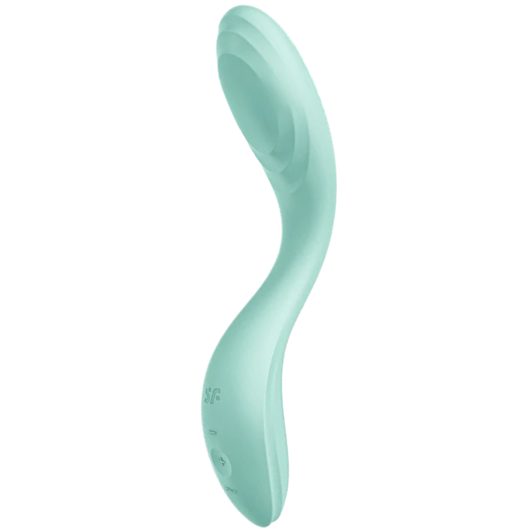 Vibrador Usb Movimento Ponto-G Satisfyer Rrrolling Pleasure Verde