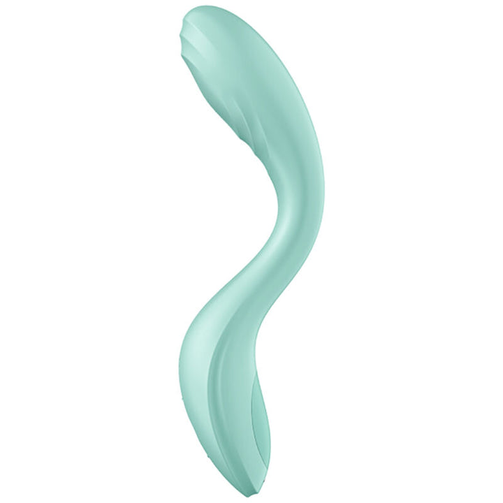 Vibrador Usb Movimento Ponto-G Satisfyer Rrrolling Pleasure Verde