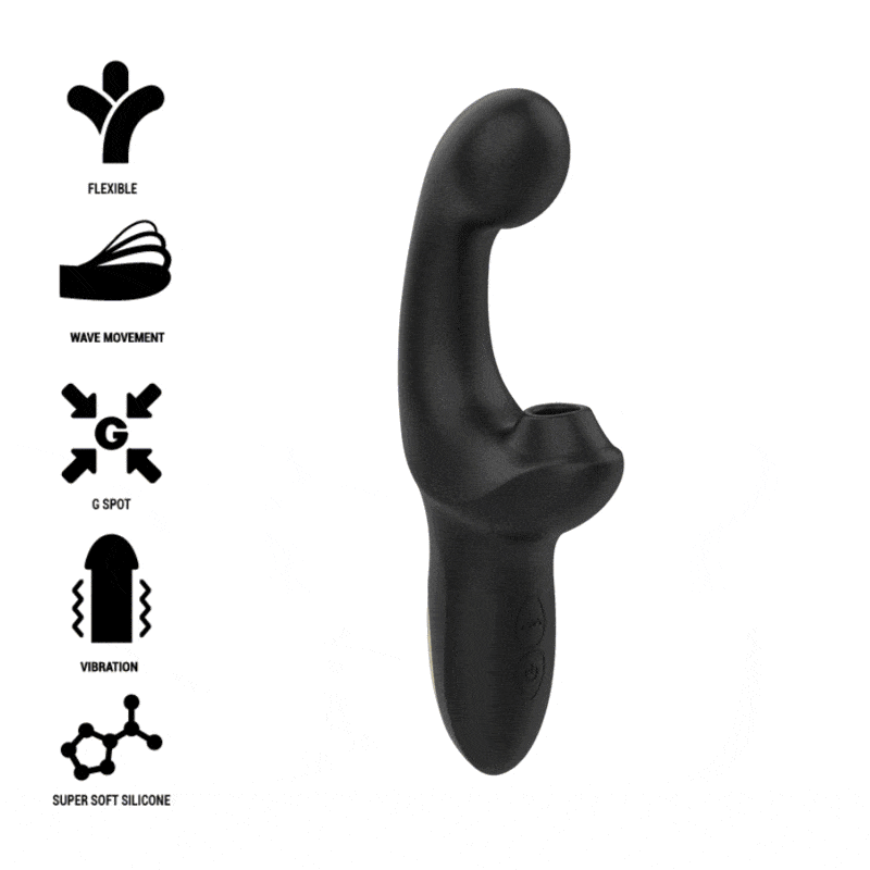 Vibrador Usb Movimento Ponto-G e Sucção Ibiza Galaxy