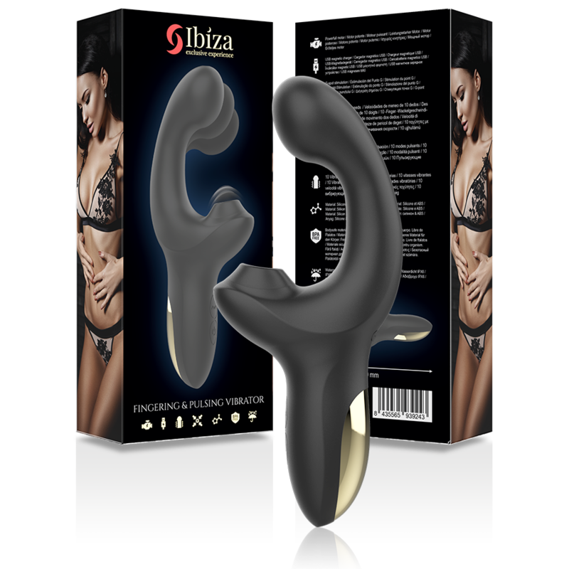 Vibrador Usb Movimento Ponto-G e Sucção Ibiza Galaxy