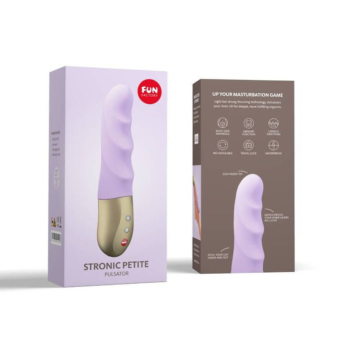 Vibrador Usb Movimento Pulsação Fun Factory Stronic Lilás