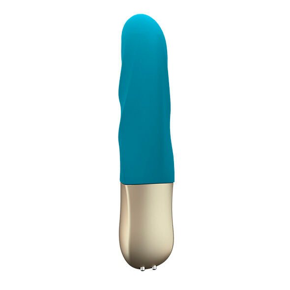 Vibrador Usb Movimento Pulsação Fun Factory Stronic Petite Azul