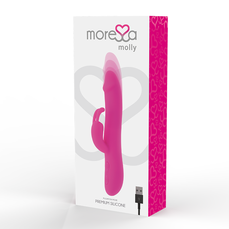 Vibrador Usb Movimento Pulsação Moressa Molly
