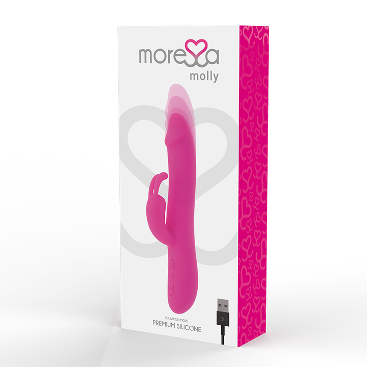 Vibrador Usb Movimento Pulsação Moressa Molly