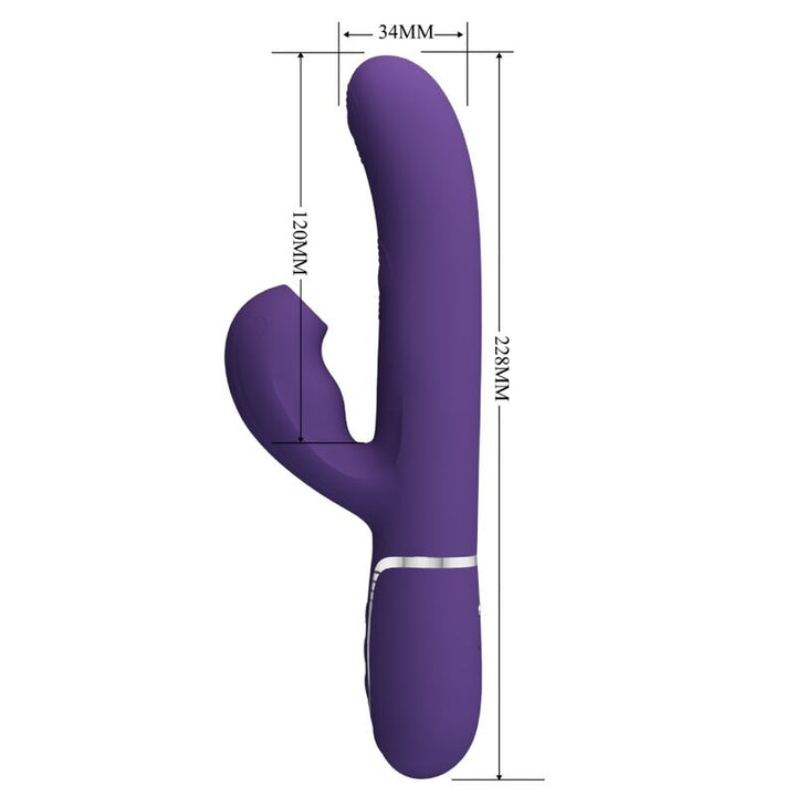 Vibrador Usb Movimento Pulsação Ponto-G Prettylove Perlita