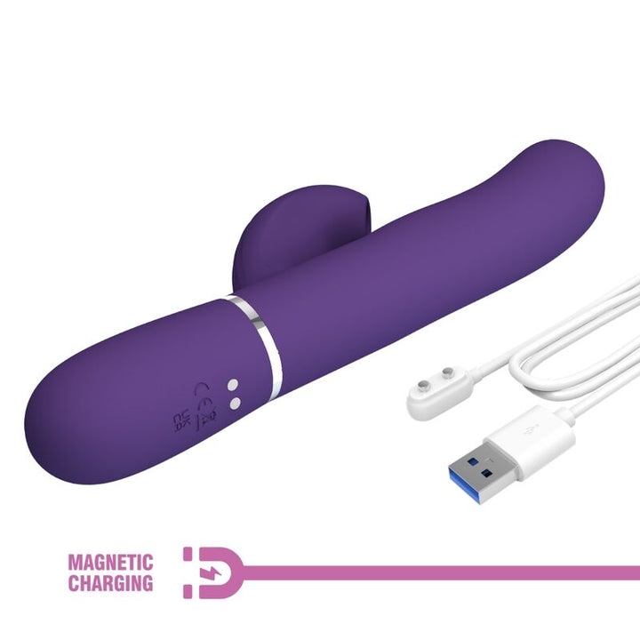Vibrador Usb Movimento Pulsação Ponto-G Prettylove Perlita