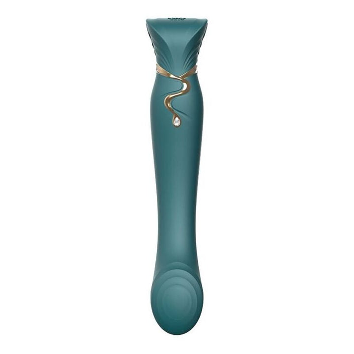 Vibrador Usb Movimento Pulsação Ponto-G Zalo Queen G-Spot Verde