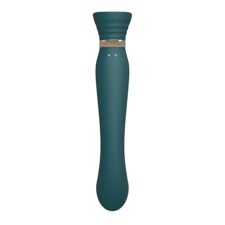 Vibrador Usb Movimento Pulsação Ponto-G Zalo Queen G-Spot Verde