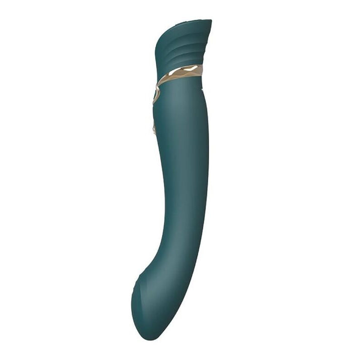 Vibrador Usb Movimento Pulsação Ponto-G Zalo Queen G-Spot Verde