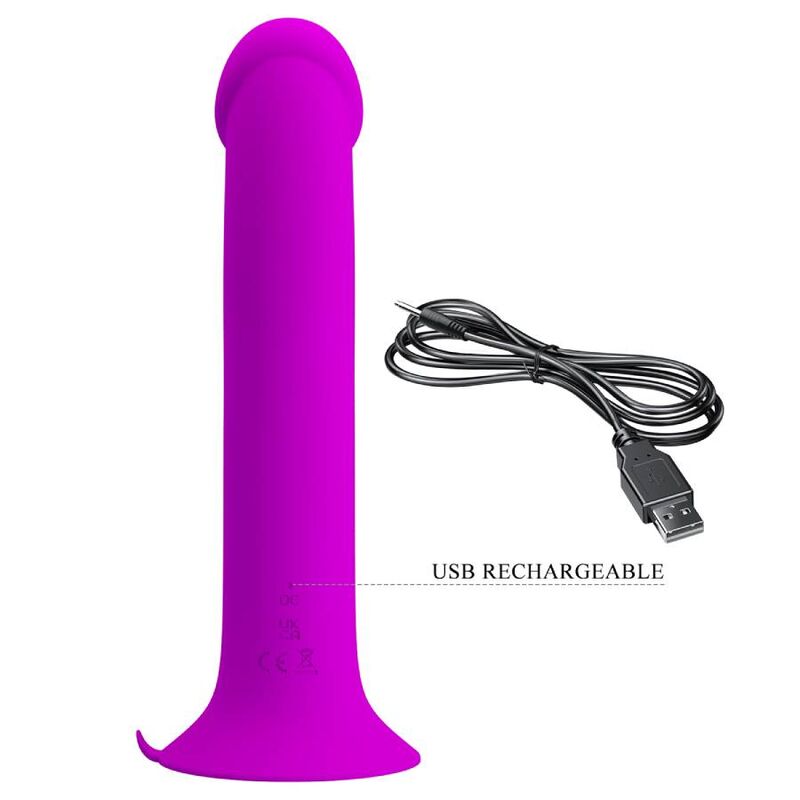 Vibrador Usb Movimento Pulsação Prettylove Murray Rosa