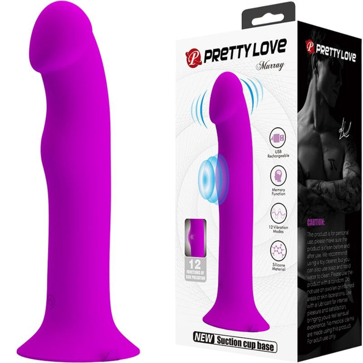 Vibrador Usb Movimento Pulsação Prettylove Murray Rosa