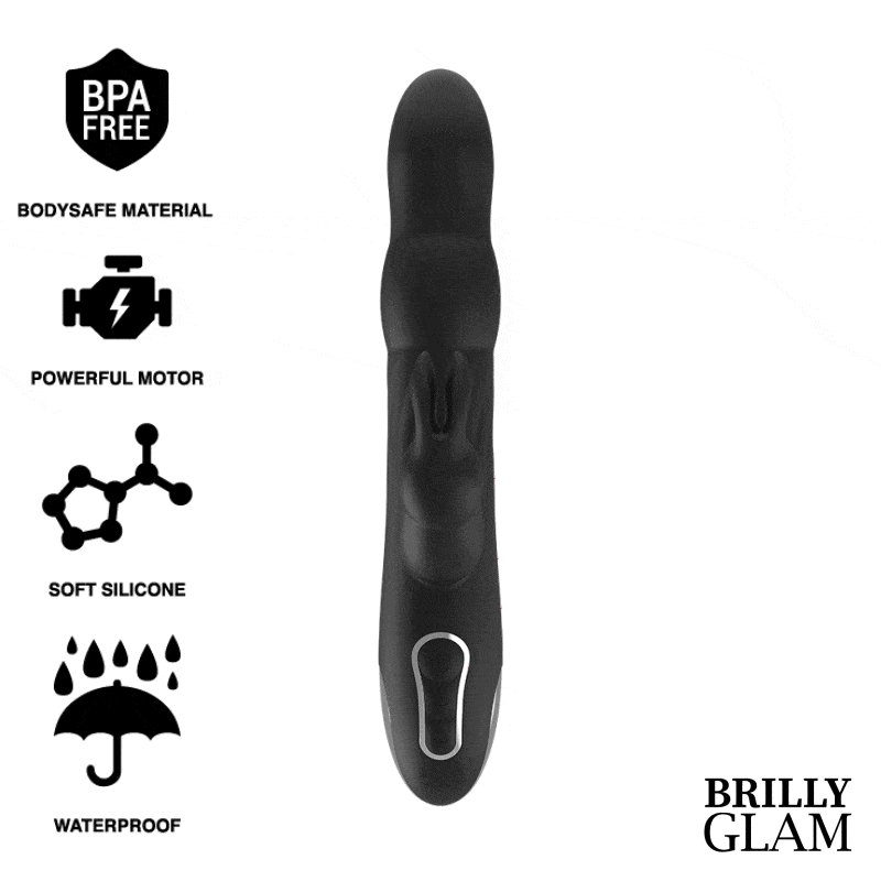 Vibrador Usb Movimento Rotação BrillyGlam Moebius Controlo Remoto Watchme