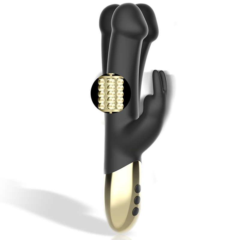 Vibrador Usb Movimento Rotação Ibiza Pearl