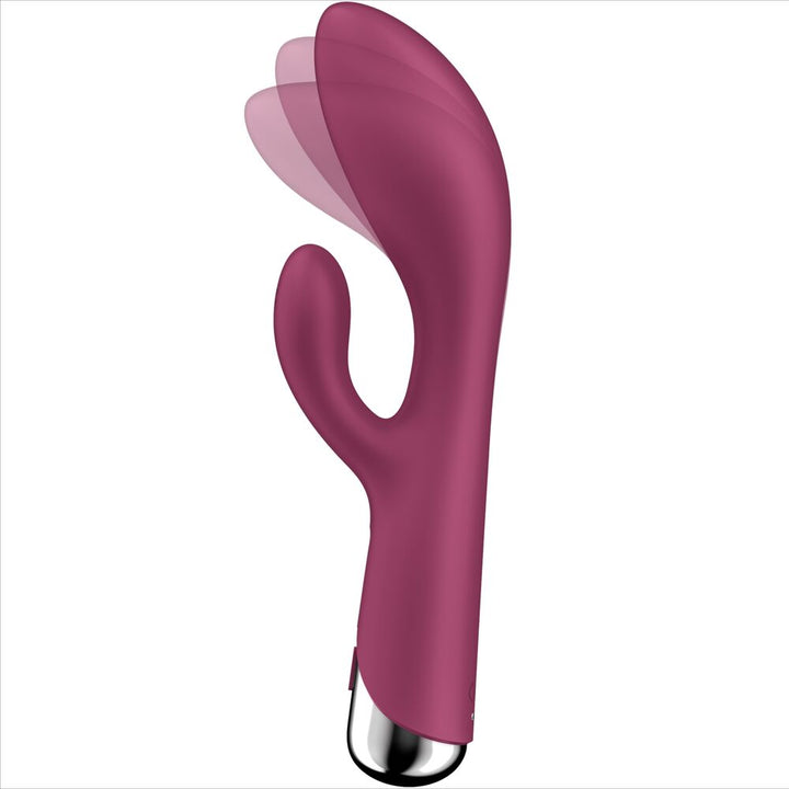 Vibrador Usb Movimento Rotação Satisfyer Spinning 1 Vermelho