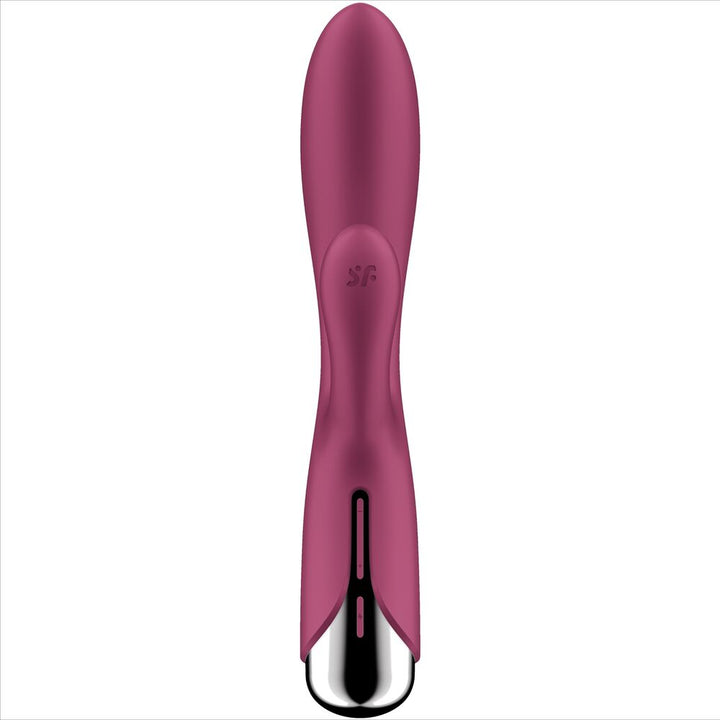 Vibrador Usb Movimento Rotação Satisfyer Spinning 1 Vermelho