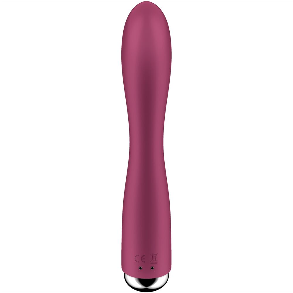 Vibrador Usb Movimento Rotação Satisfyer Spinning 1 Vermelho