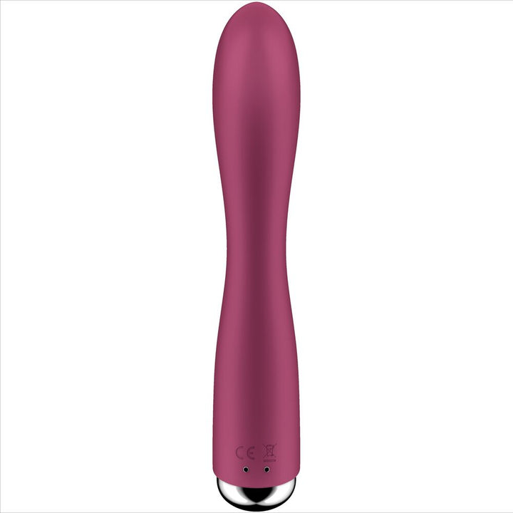 Vibrador Usb Movimento Rotação Satisfyer Spinning 1 Vermelho