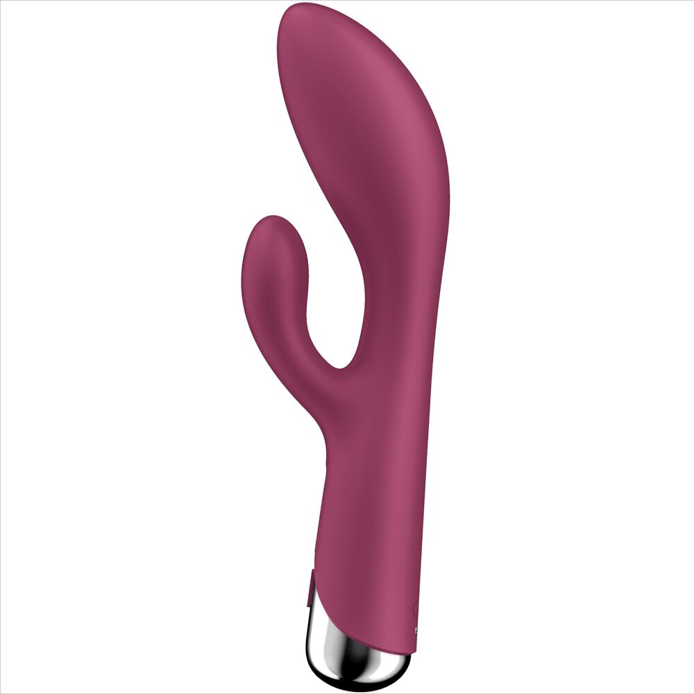 Vibrador Usb Movimento Rotação Satisfyer Spinning 1 Vermelho