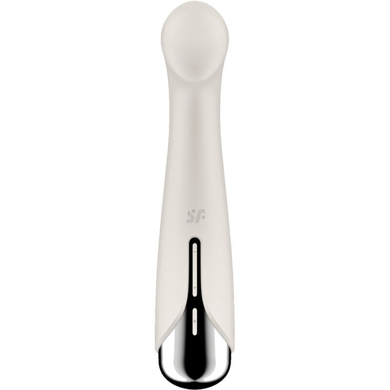 Vibrador Usb Movimento Rotação Satisfyer Spinning G-Sport 1 Bege