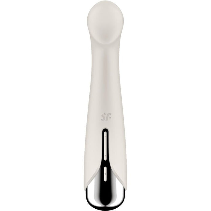 Vibrador Usb Movimento Rotação Satisfyer Spinning G-Sport 1 Bege