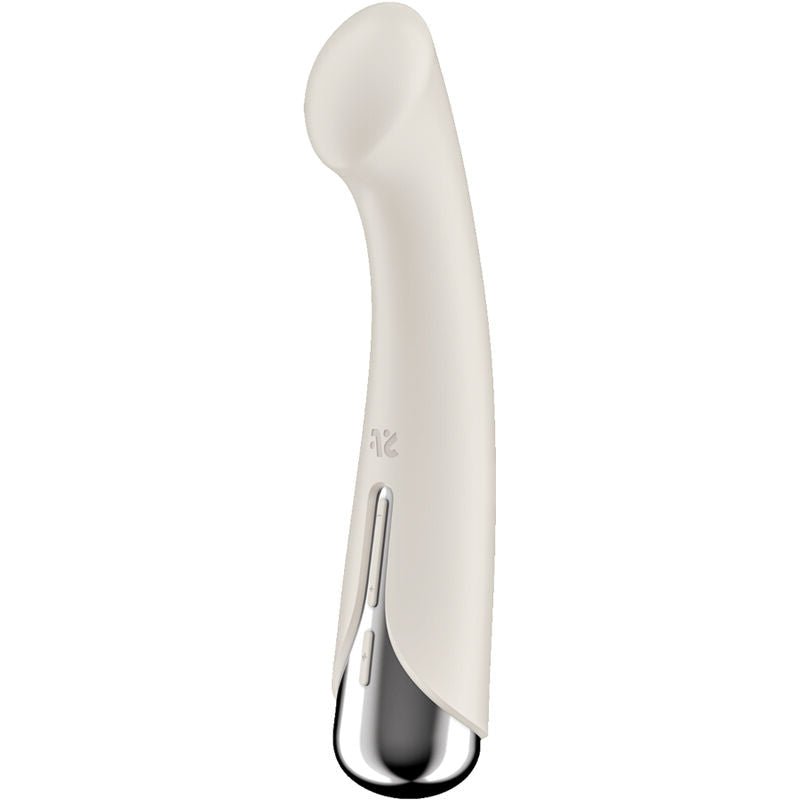 Vibrador Usb Movimento Rotação Satisfyer Spinning G-Sport 1 Bege