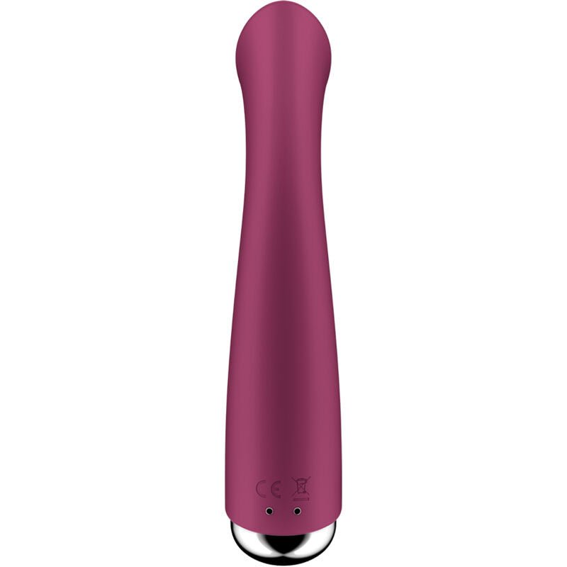Vibrador Usb Movimento Rotação Satisfyer Spinning G-Sport 1 Vermelho
