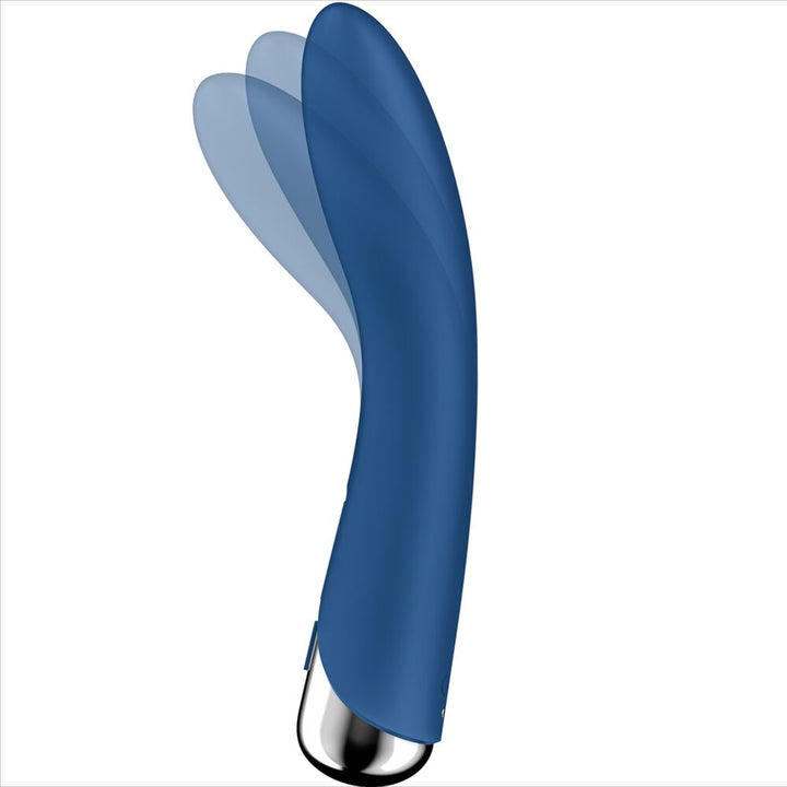 Vibrador Usb Movimento Rotação Satisfyer Spinning Vibe 1 Azul