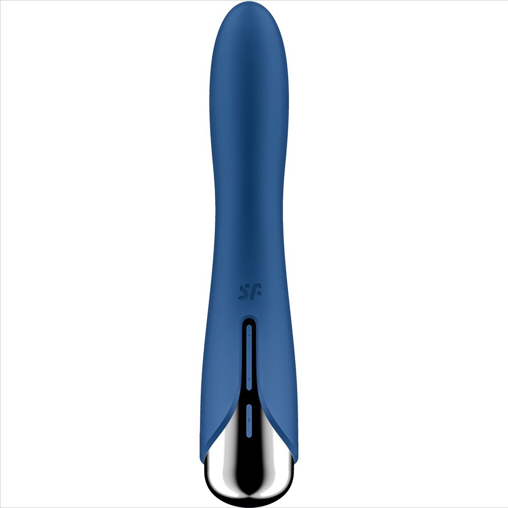 Vibrador Usb Movimento Rotação Satisfyer Spinning Vibe 1 Azul