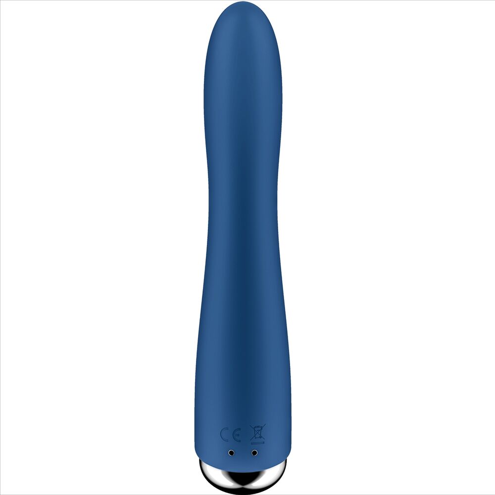 Vibrador Usb Movimento Rotação Satisfyer Spinning Vibe 1 Azul