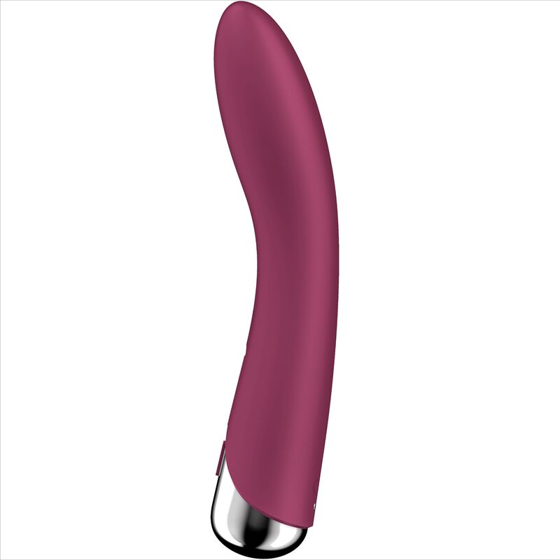 Vibrador Usb Movimento Rotação Satisfyer Spinning Vibe 1 Vermelho