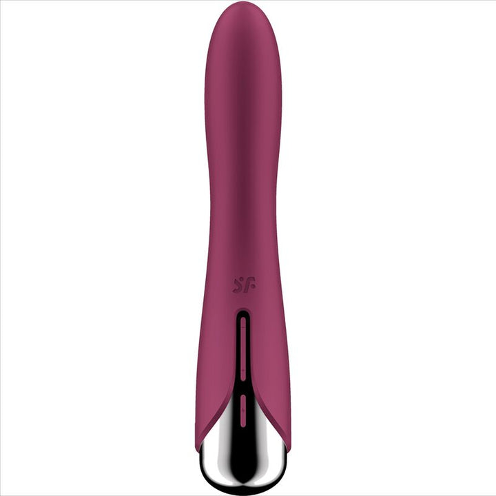Vibrador Usb Movimento Rotação Satisfyer Spinning Vibe 1 Vermelho