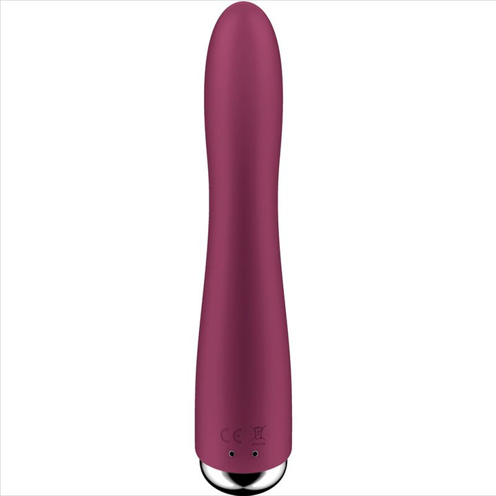 Vibrador Usb Movimento Rotação Satisfyer Spinning Vibe 1 Vermelho