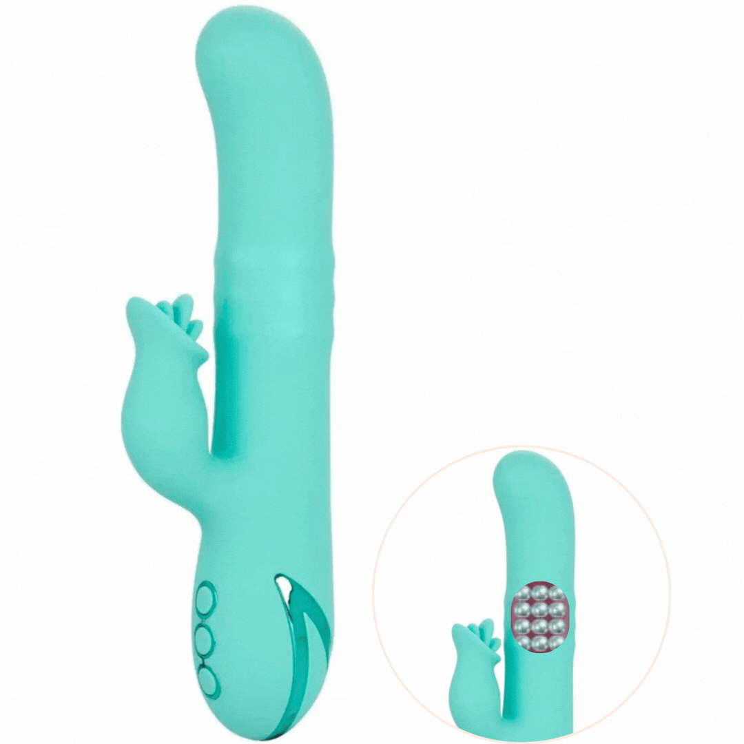 Vibrador Usb Movimento Rotação e Língua Tripla Calex Bel Air