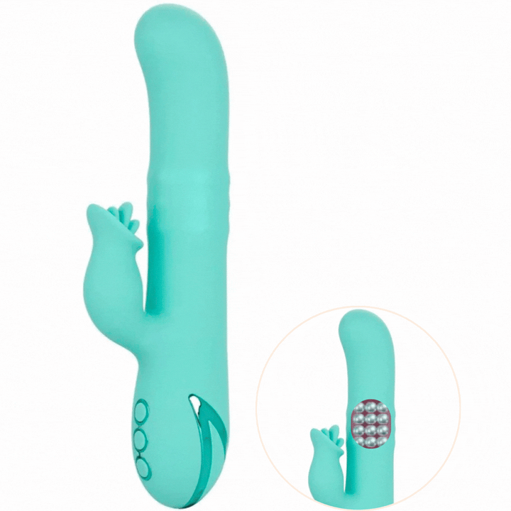 Vibrador Usb Movimento Rotação e Língua Tripla Calex Bel Air