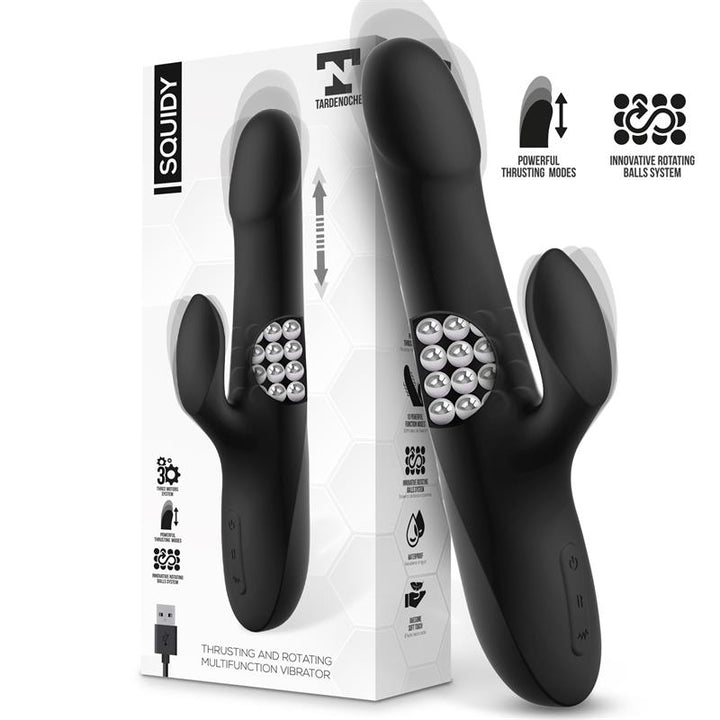 Vibrador Usb Movimento Rotação e Pulsação TardeNoche Squidy