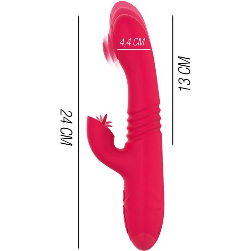 Vibrador Usb Movimento Telescópico Intense Dua