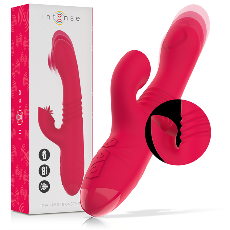Vibrador Usb Movimento Telescópico Intense Dua
