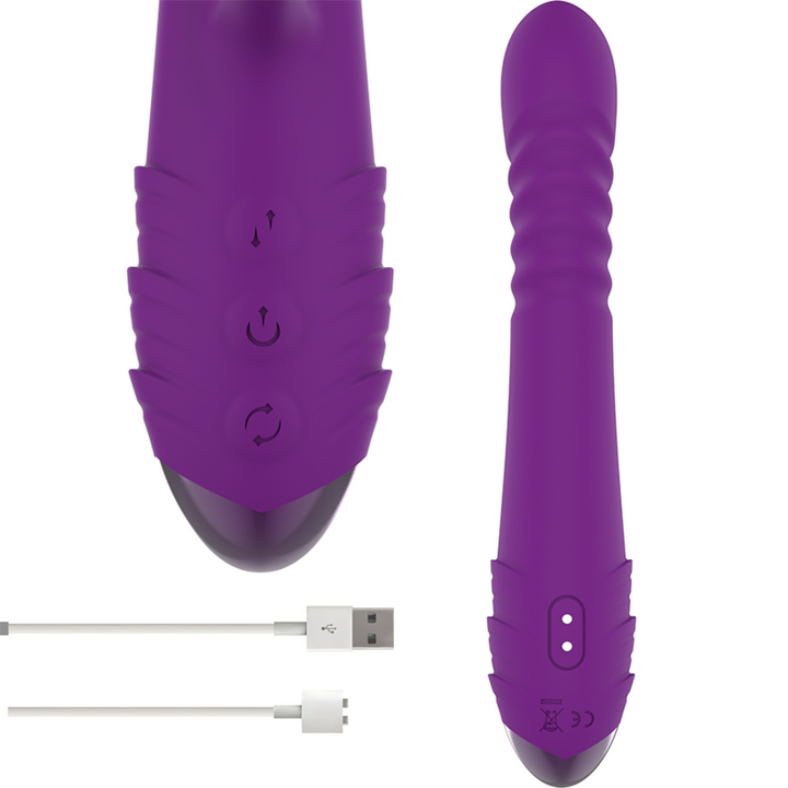 Vibrador Usb Movimento Telescópico Intense Iggy