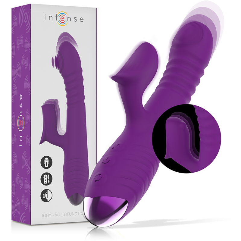 Vibrador Usb Movimento Telescópico Intense Iggy