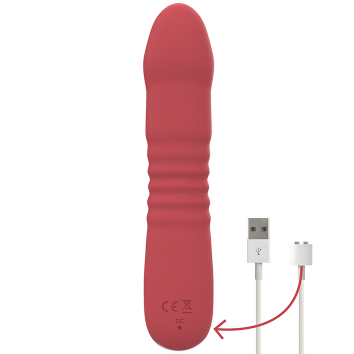 Vibrador Usb Movimento Telescópico Intense Juni