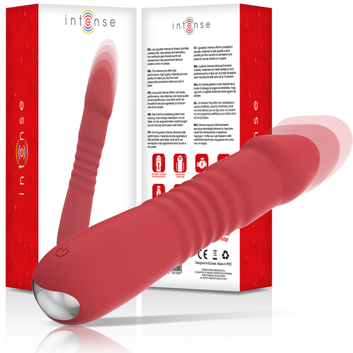 Vibrador Usb Movimento Telescópico Intense Juni