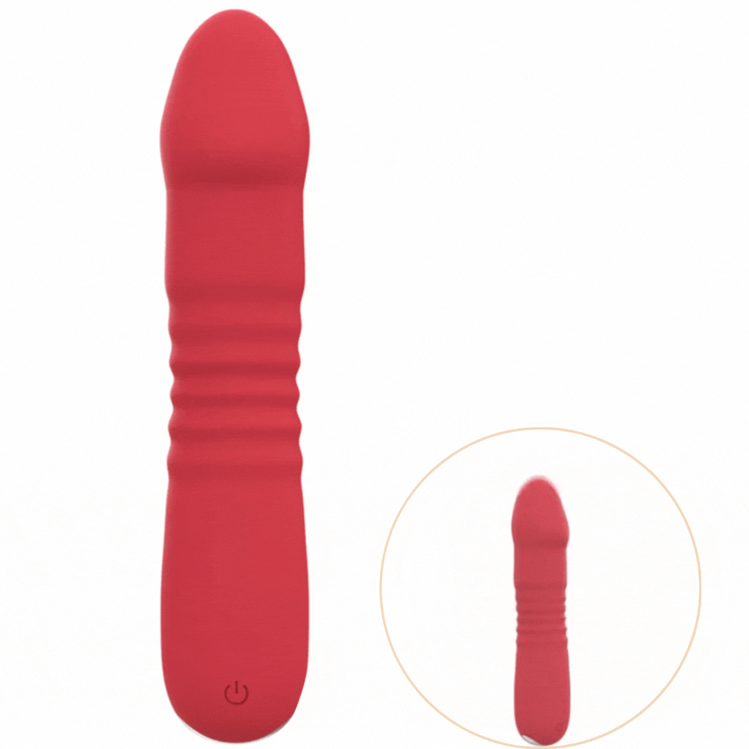 Vibrador Usb Movimento Telescópico Intense Juni